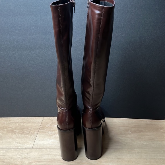 JEFFREY CAMPBELL HEY-JOE BROWN SIZE 8.5 US - Picture 7 of 10